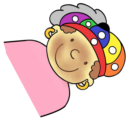 Illustratie van een Piet die uit de zijkant van het scherm schuift.